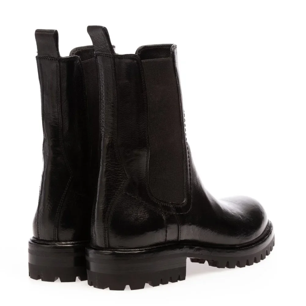Ducanero Black Washed Chelsea Boot - Picture 4 of 6